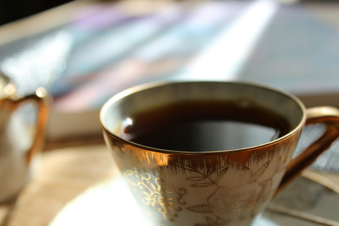 Simple coffee cup on a surface
